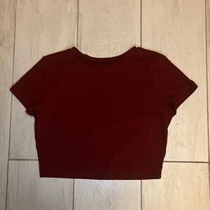 Dark Red T Shirt